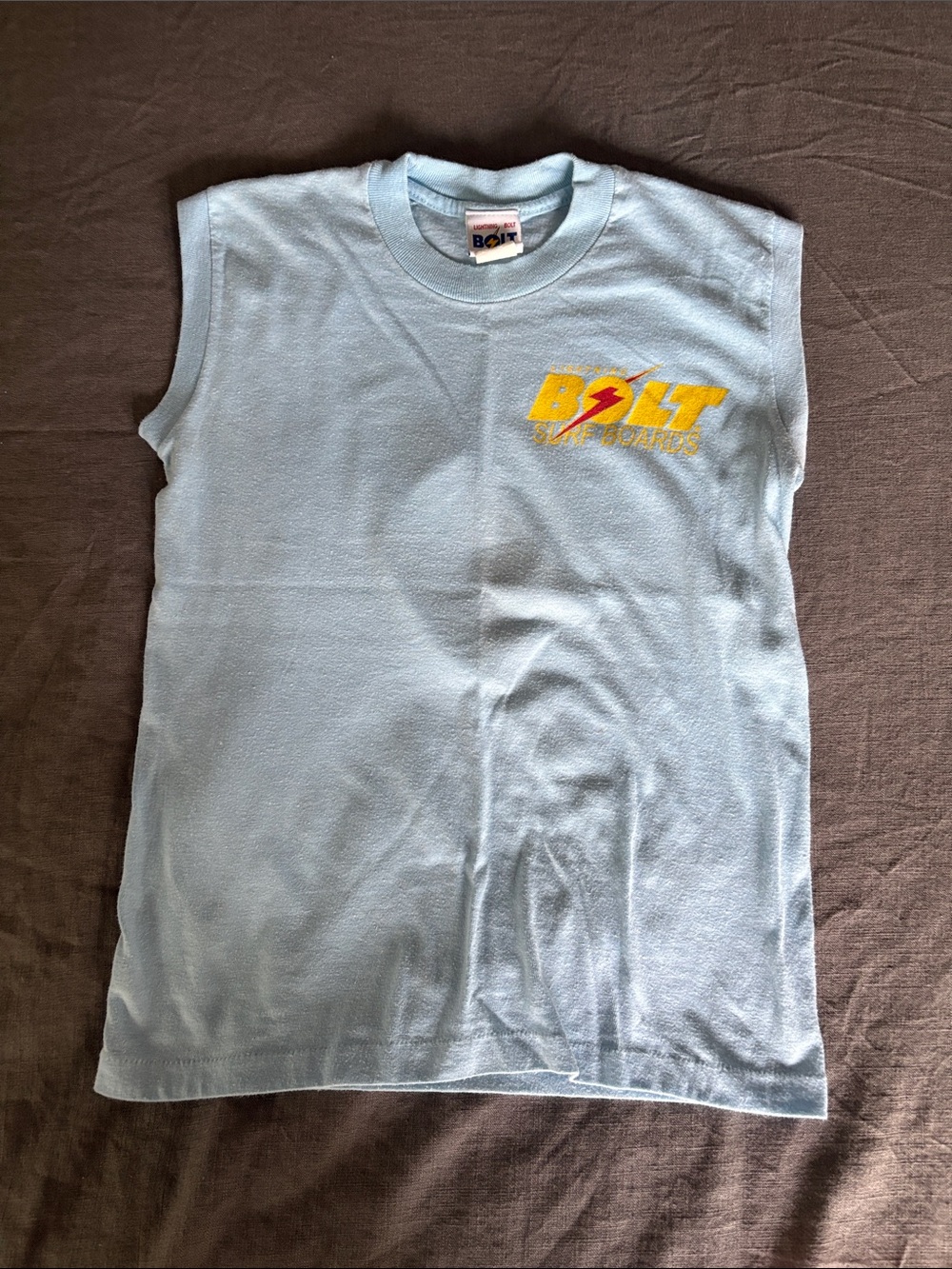 Light Blue Sleeveless Kids Top